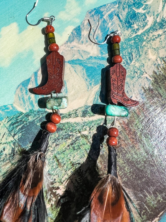 Rocky Mountain Cowgirl Feathers