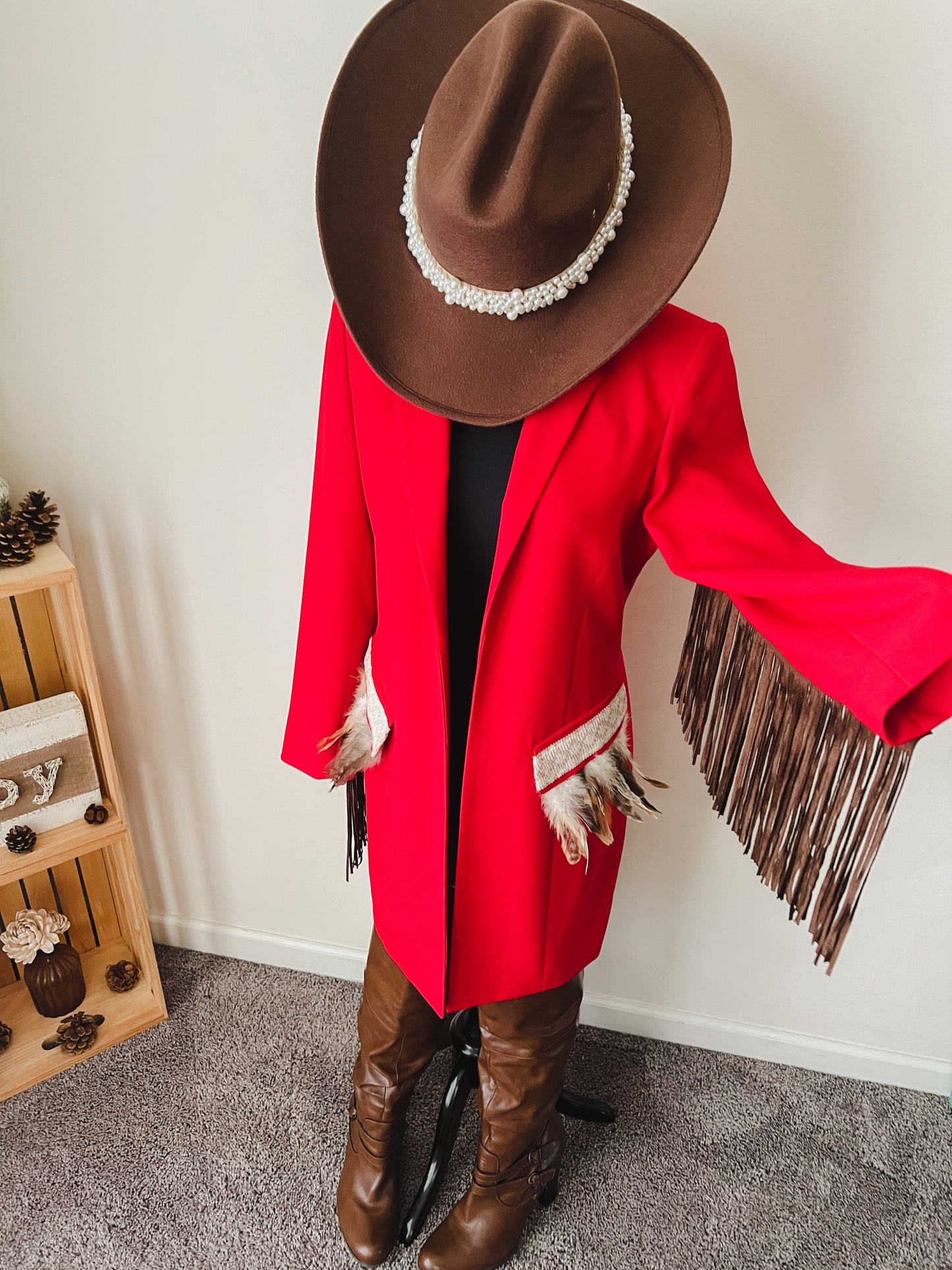 The Lady in Red Coat
